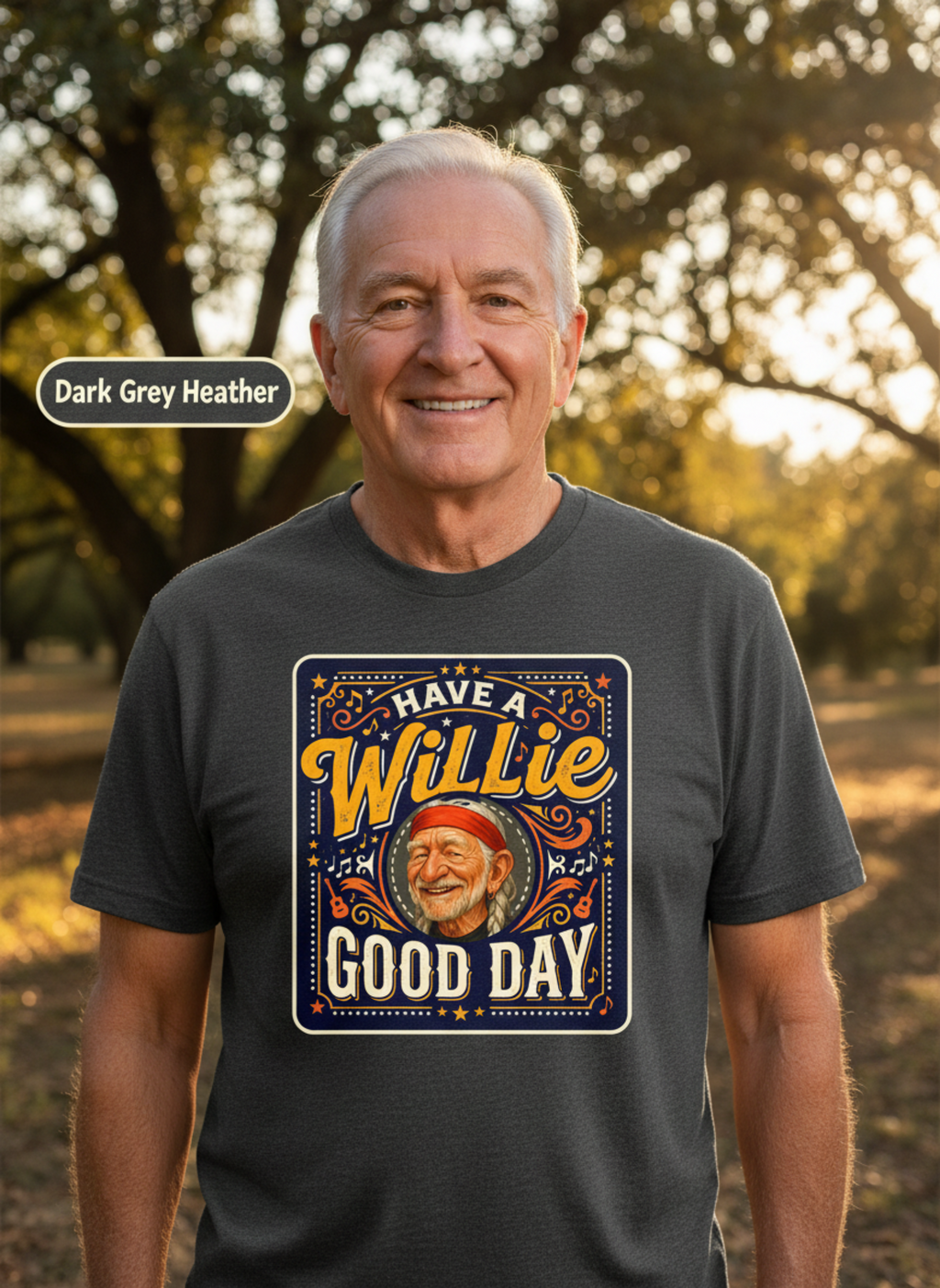 Have a Willie Good Day Shirt • Country Music Tee • Americana Graphic • Retro Western  • Southern Gift Idea • NuttyMerch Vintage Style