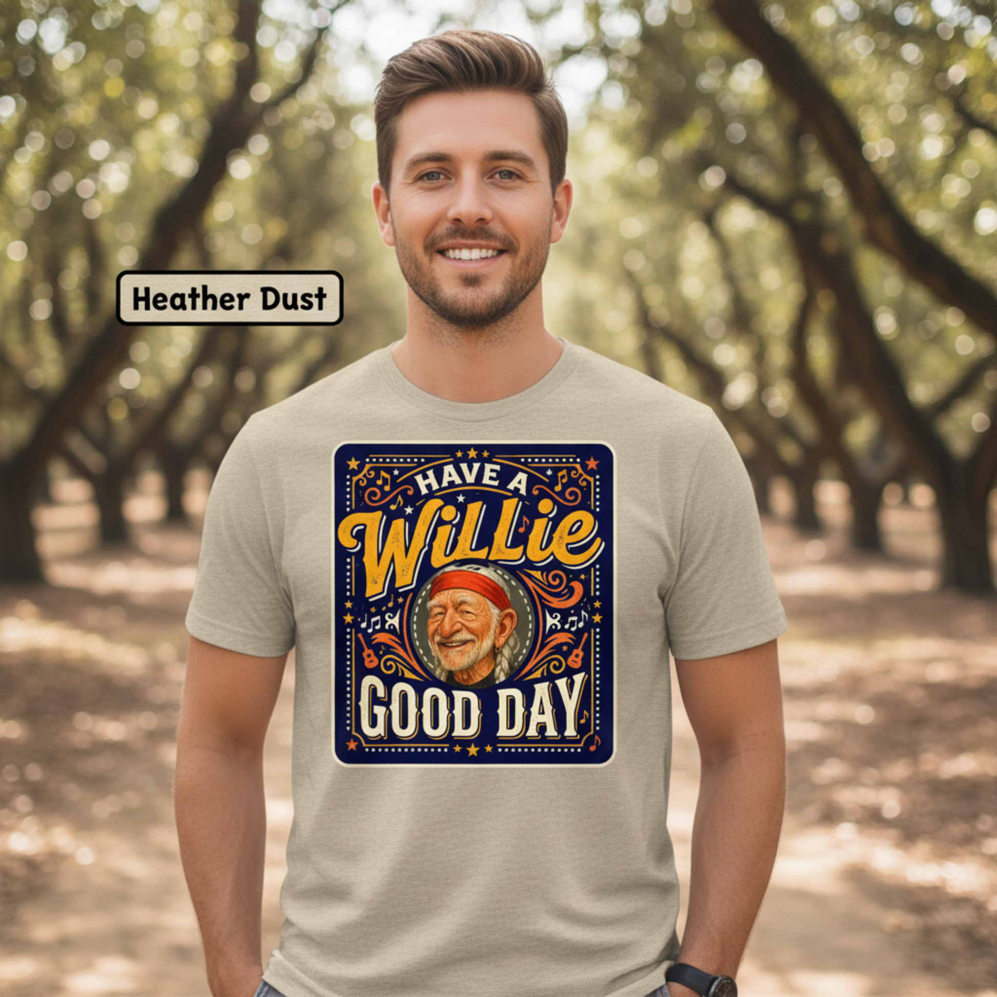 Have a Willie Good Day Shirt • Country Music Tee • Americana Graphic • Retro Western  • Southern Gift Idea • NuttyMerch Vintage Style