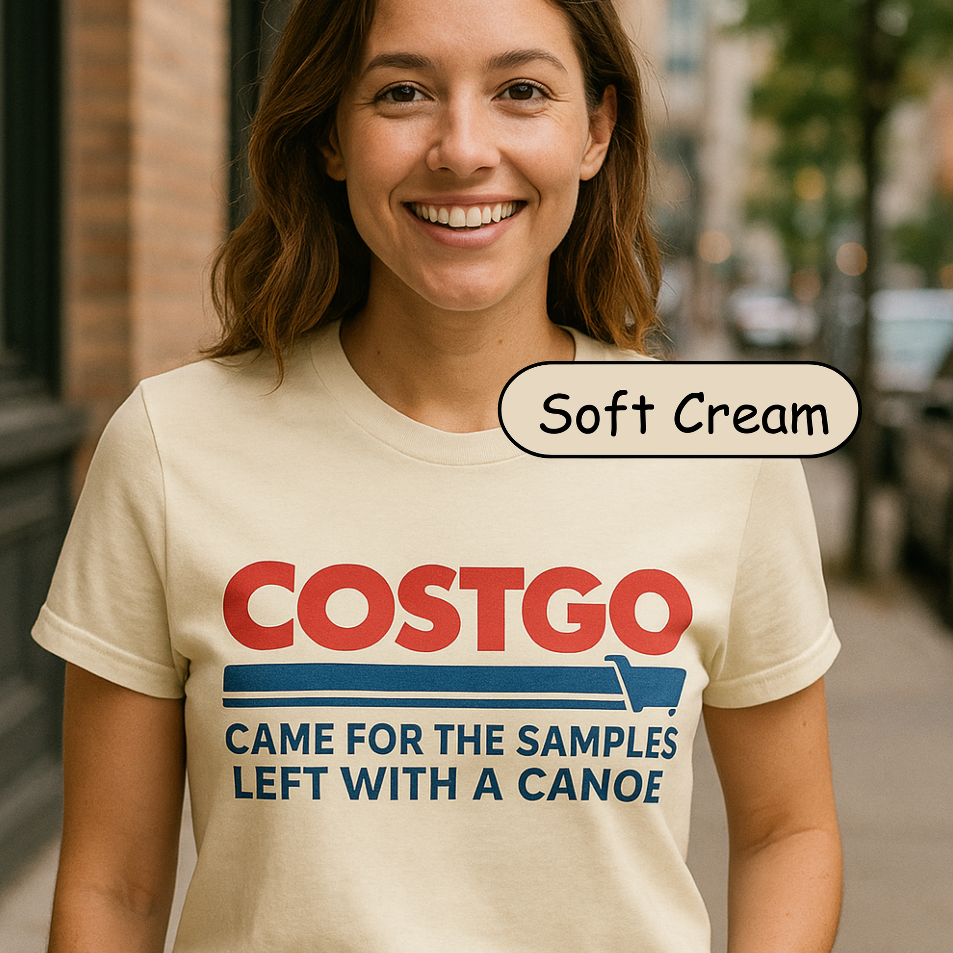 Costgo Samples Funny Tee Bella + Canvas 3001 Costco Parody Shirt Unisex
