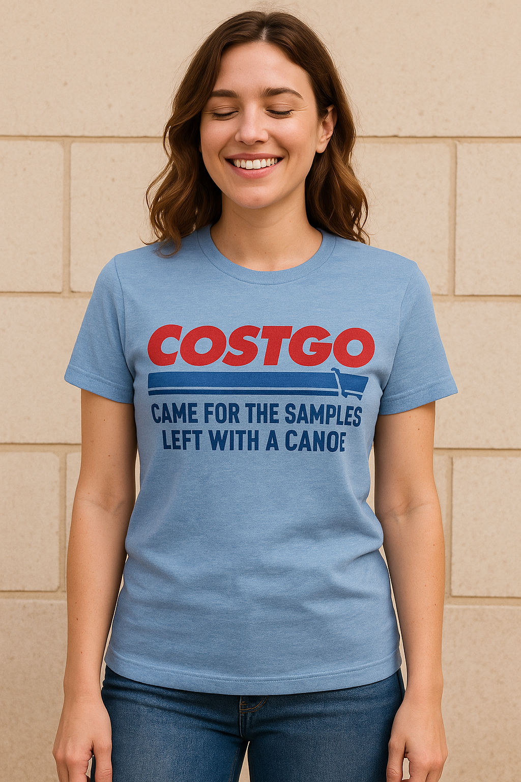 COSTGO™ Tee – Came for the Samples, Left with a Canoe