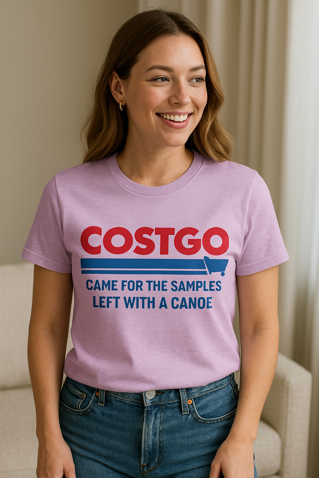 COSTGO™ Tee – Came for the Samples, Left with a Canoe