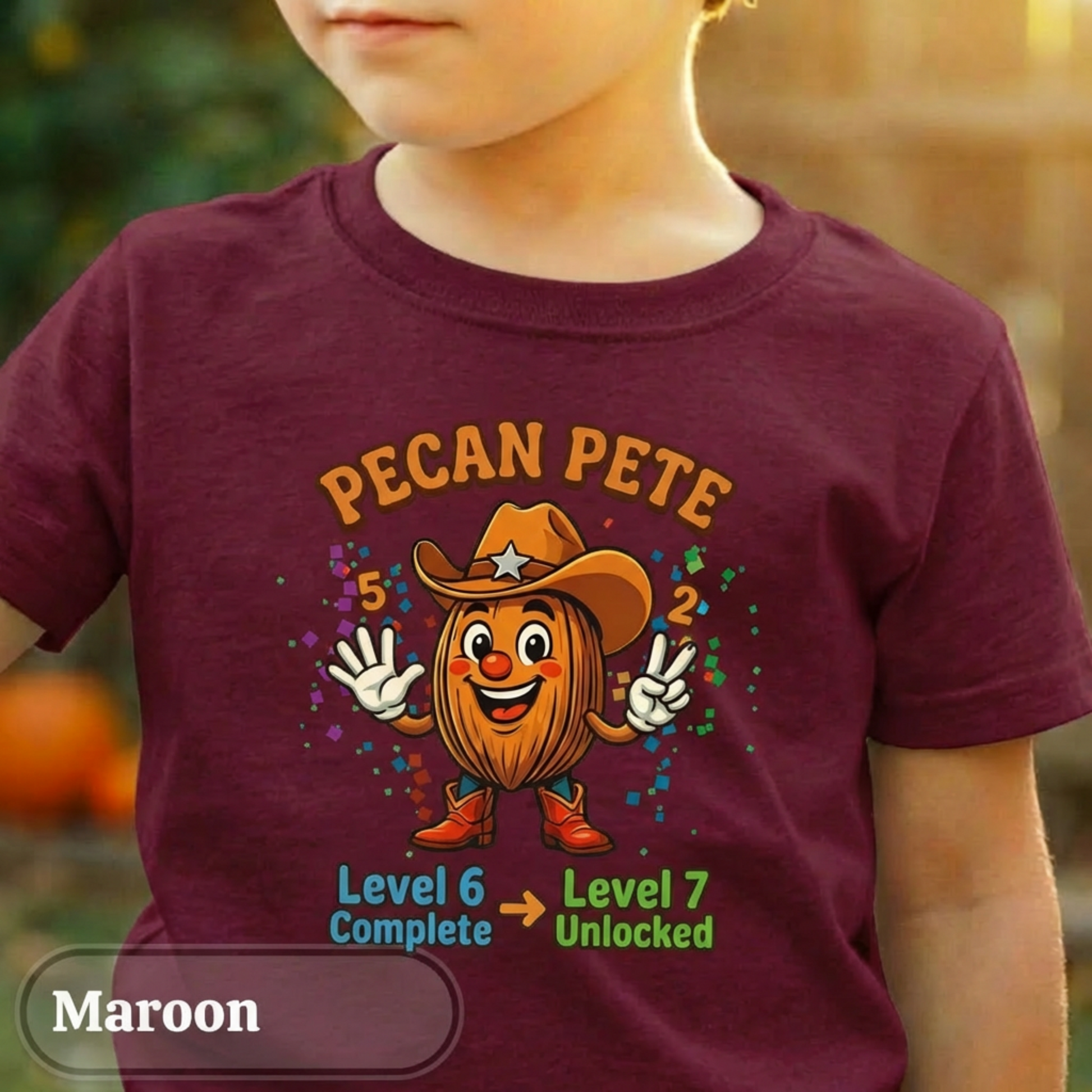Level 7 Birthday Shirt | 7th Birthday Tee | Level Up Gamer Kids Shirt | Age 7 Boy Girl Tee | Bella Canvas 3001
