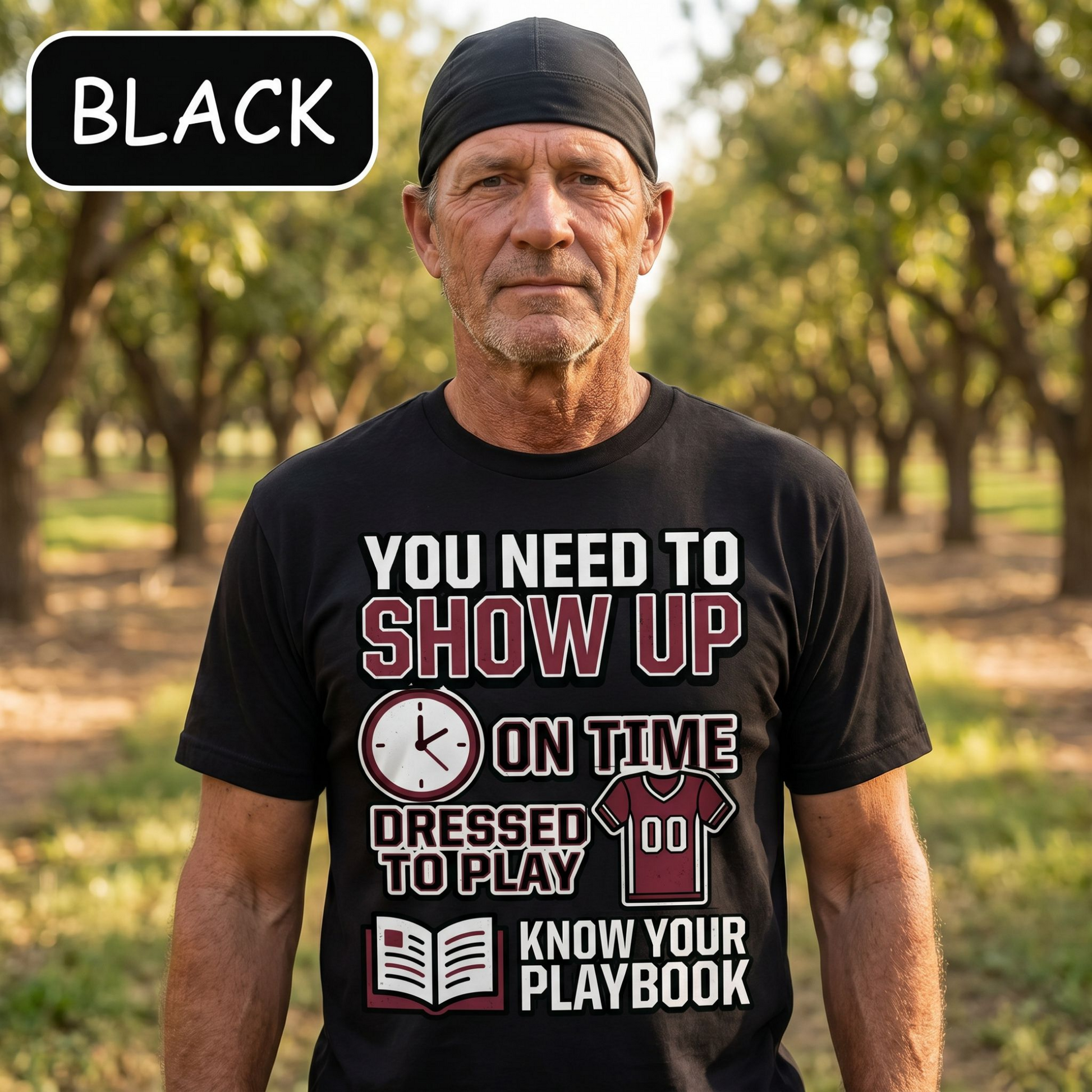 Show Up On Time Sports Shirt | Athlete Discipline Tee | Coach Practice Rules T‑Shirt | Teamwork Mindset Shirt | Game Day Motivation Tee