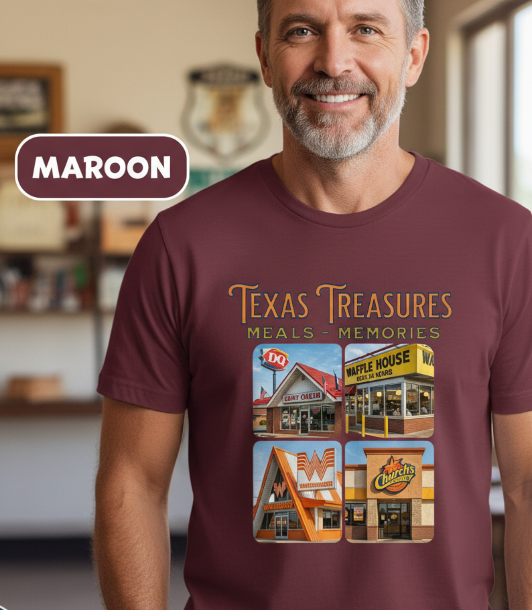 Texas Treasures Tee  |  Iconic Eateries  |  Road Trip  | Lone Star Favorites