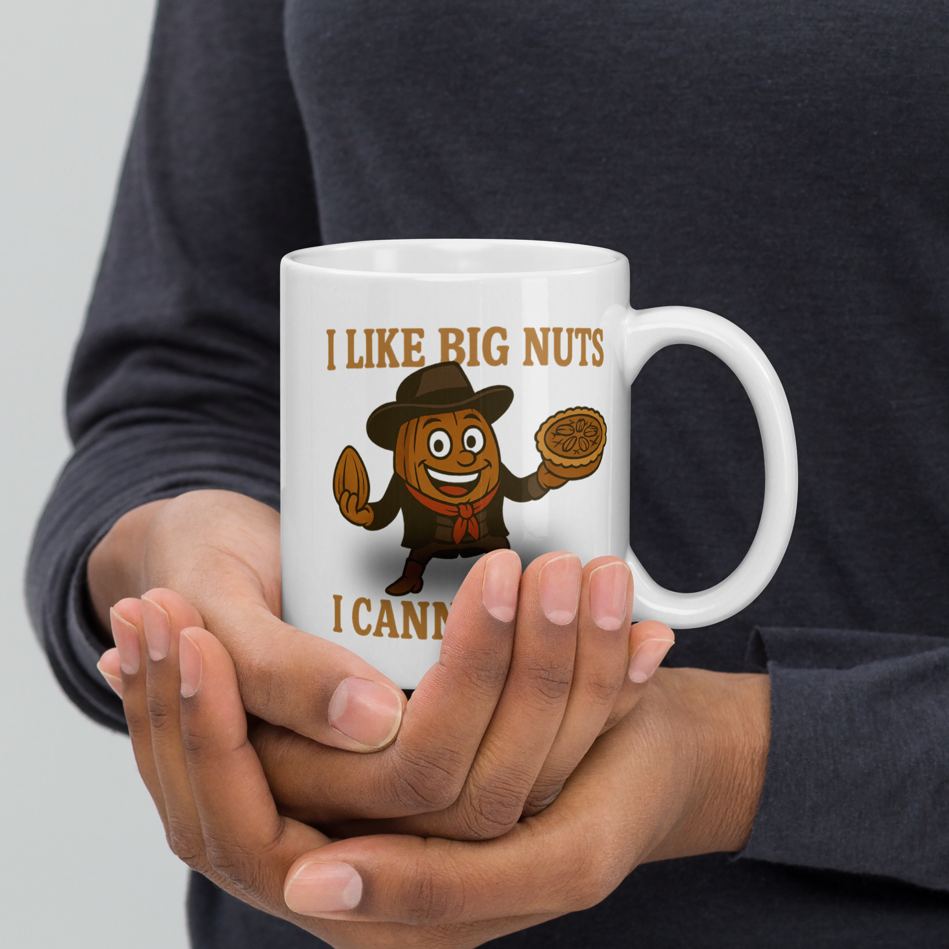 I Like Big Nuts, I Cannot Lie – Pecan Pete Cowboy Mug