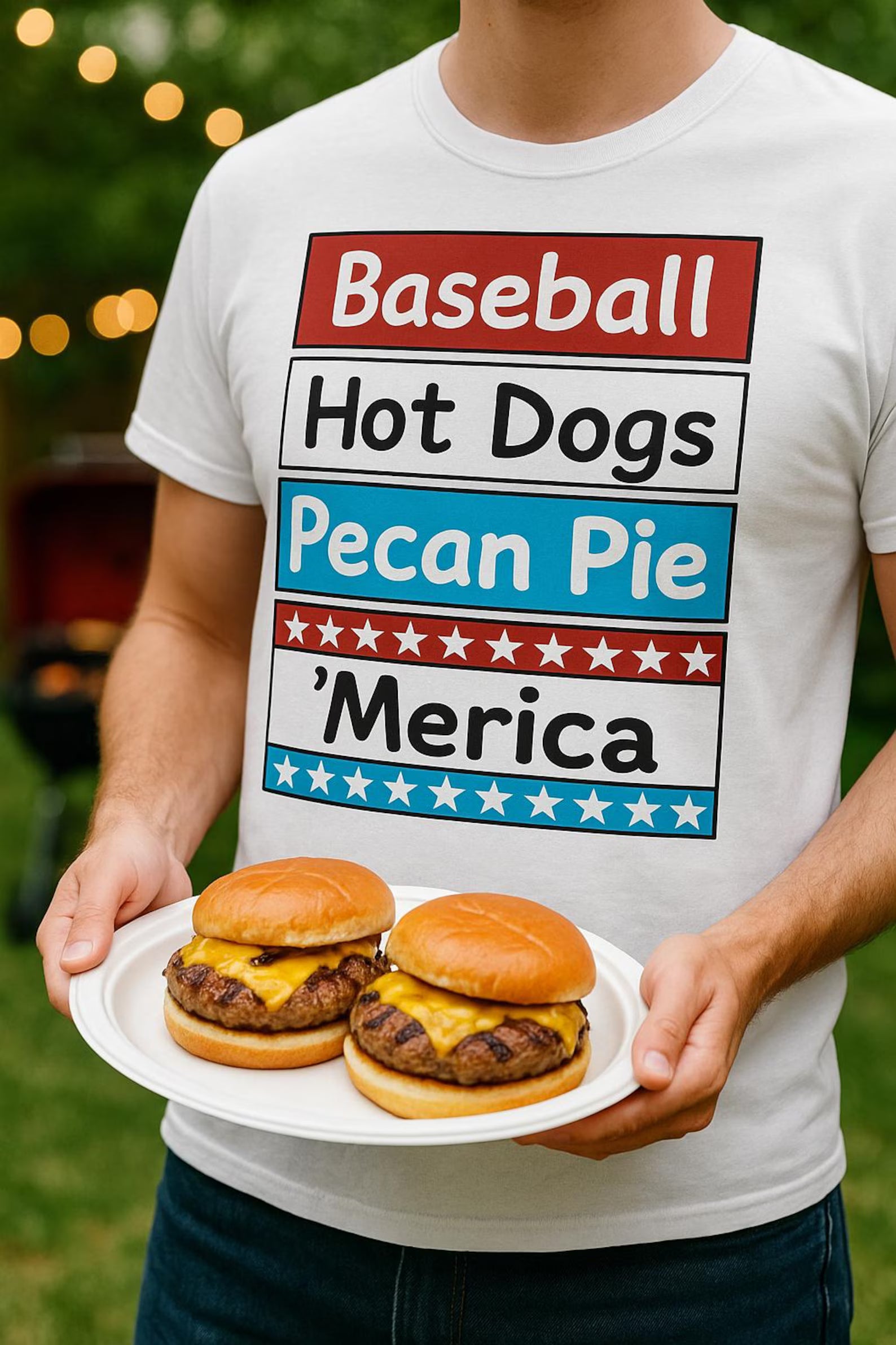 Patriotic Merica Graphic T-Shirt – Unisex Cotton Blend
